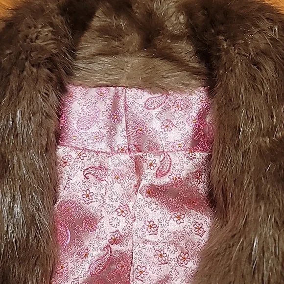 Full length beaver coat